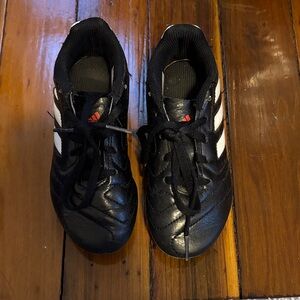 Adidas Kids Black and White Soccer Cleats